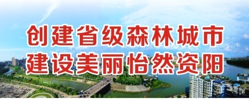 操逼的网址创建省级森林城市 建设美丽怡然资阳